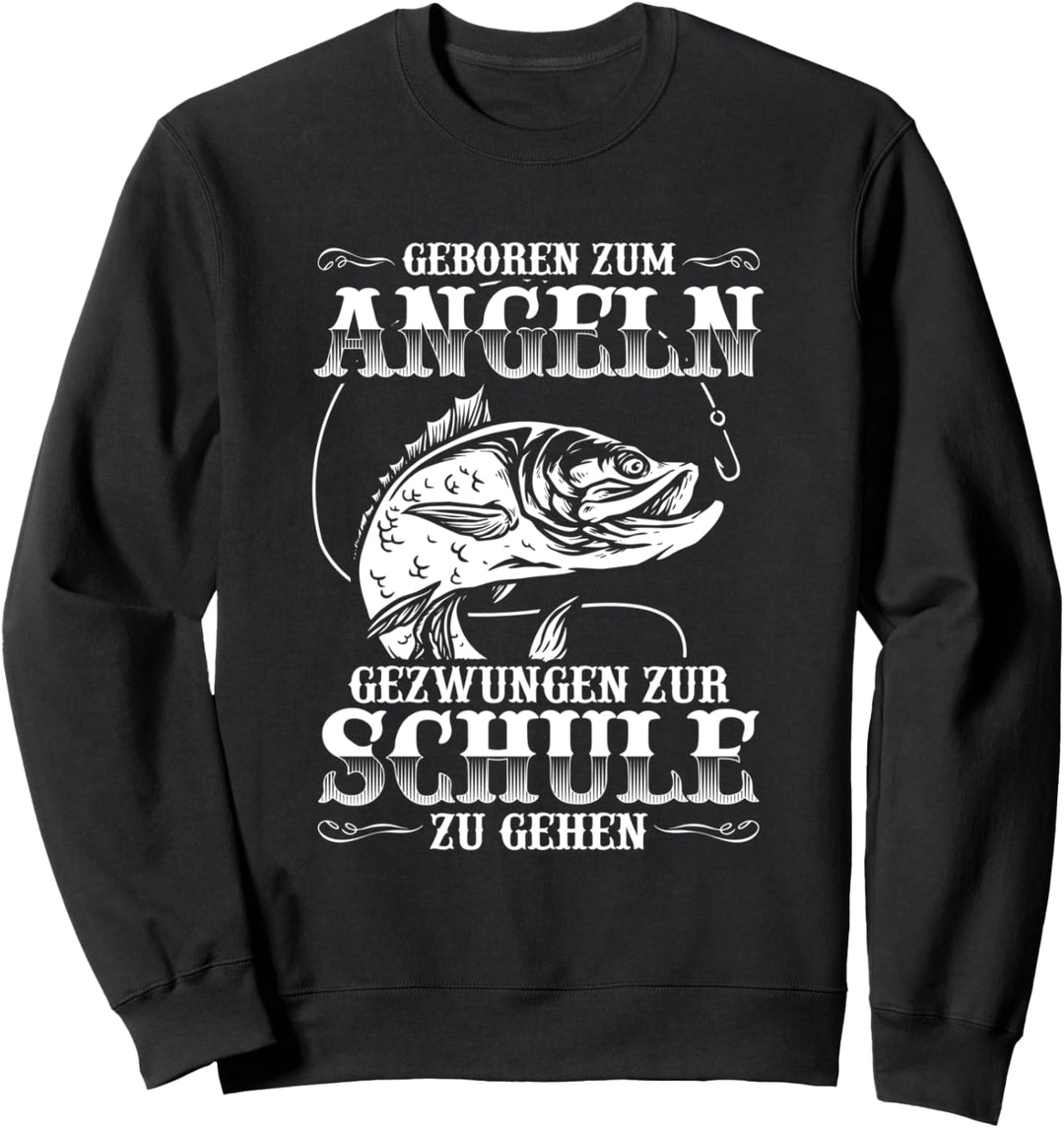 Angler Shirt Jungen Lustiges Angel Geschenk Fischer Sweatshirt