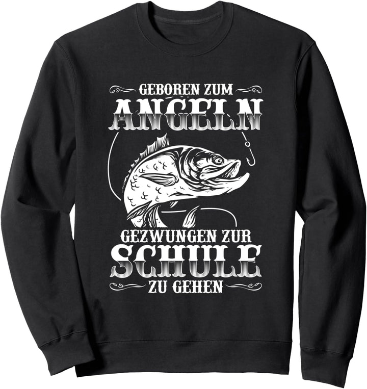 Angler Shirt Jungen Lustiges Angel Geschenk Fischer Sweatshirt