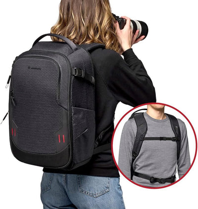 Manfrotto PRO Light Frontloader M, Professioneller Kamerarucksack, Seitlicher und Vorderer Zugriff,