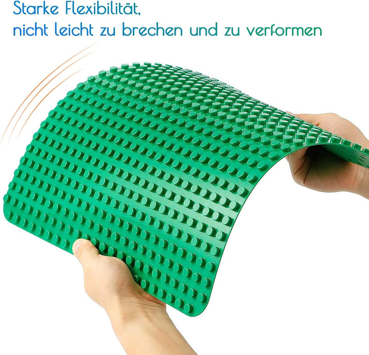 Grosse Bauplatte Kompatibel mit Duplo Platten,grosse Grundplatte,38 * 38cm Platten-Set für Kreatives