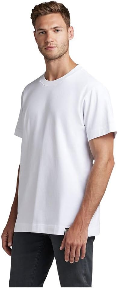 G-STAR Herren Essential Loose T-Shirt L Weiss (White D22769-d347-110), L Wei&#xDF; (White D22769-d34