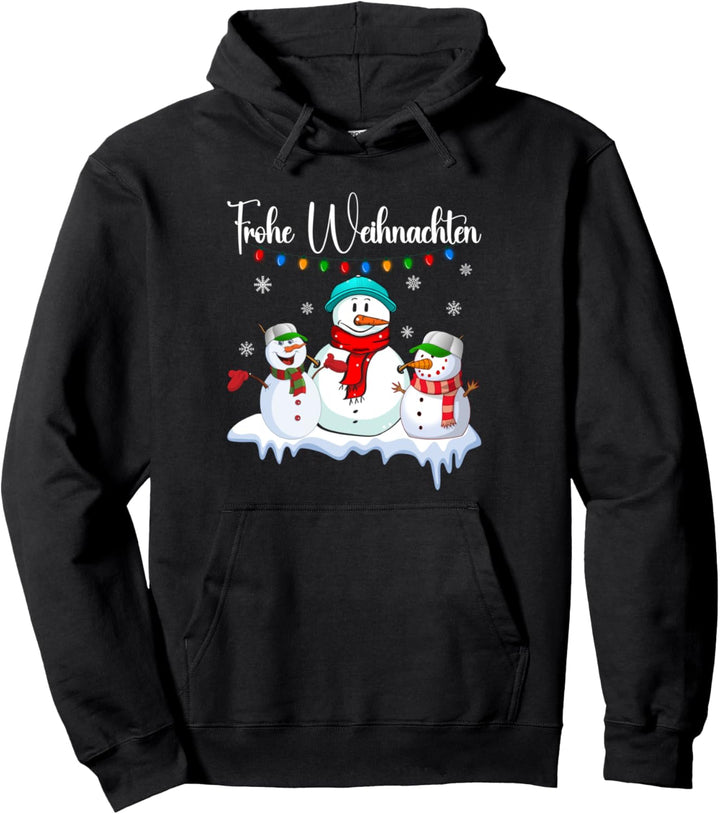 Weihnachtsoutfit Junge Mädchen Geschenke Lustiger Schneemann Pullover Hoodie