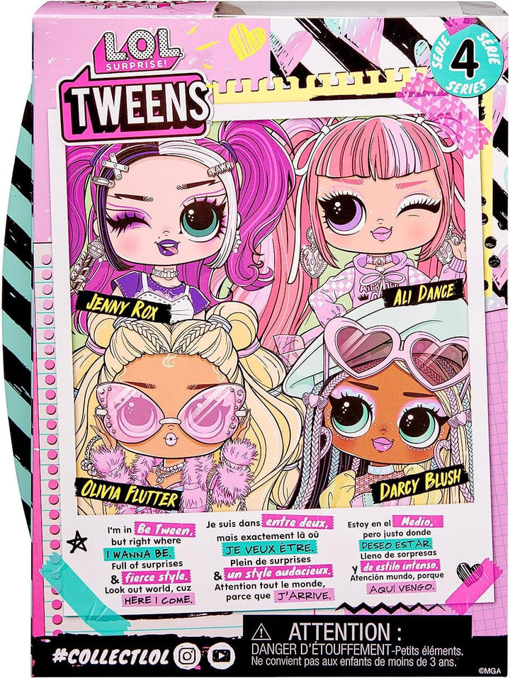 LOL Surprise Tweens Serie 4 Modepuppe - DARCY BLUSH - Packe 15 Überraschungen und fabelhafte Accesso