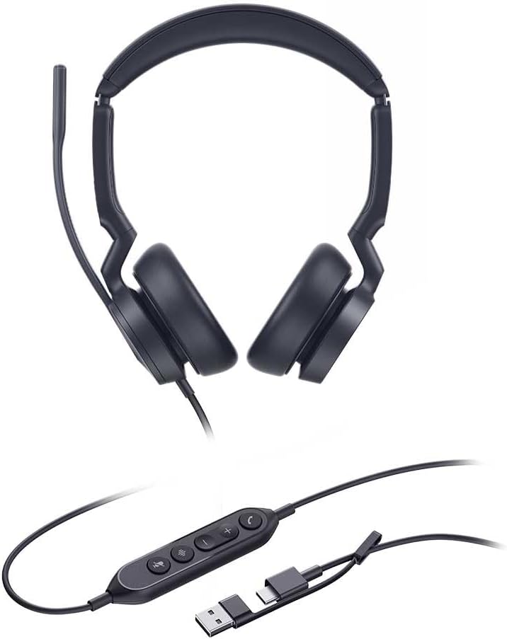 Yealink Headset UH46 Dual UC USB-C/A UH46 Dual UC USB C/A, UH46 Dual UC USB C/A