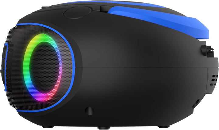 Denver DAB+ Boombox Mit DAB+/FM-Radio, Bluetooth-Funktion,Blue Blau, Blau
