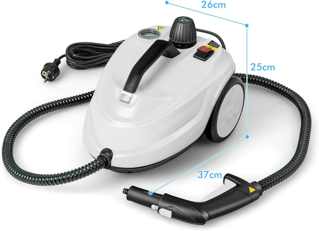 GOPLUS Dampfreiniger, Flächenleistung: 108 m², Dampfdruck: 5 bar, 1,8 L Wassertank, Aufheizzeit: 8 m