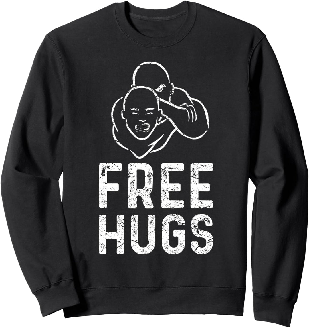 Free Hugs Lustiges Brazilian Jiu-Jitsu MMA BJJ Sweatshirt