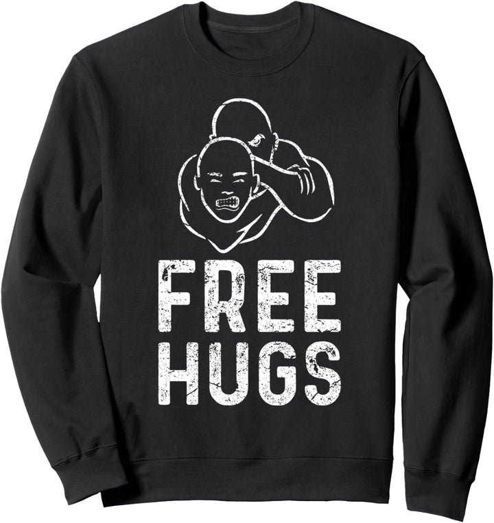 Free Hugs Lustiges Brazilian Jiu-Jitsu MMA BJJ Sweatshirt