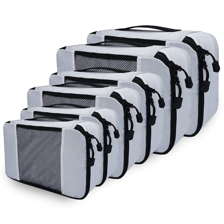 Kleidertaschen Set, Netspower Packing Cubes als Gepäck Organizer, 6 Stück wasserdichte Kofferorganiz