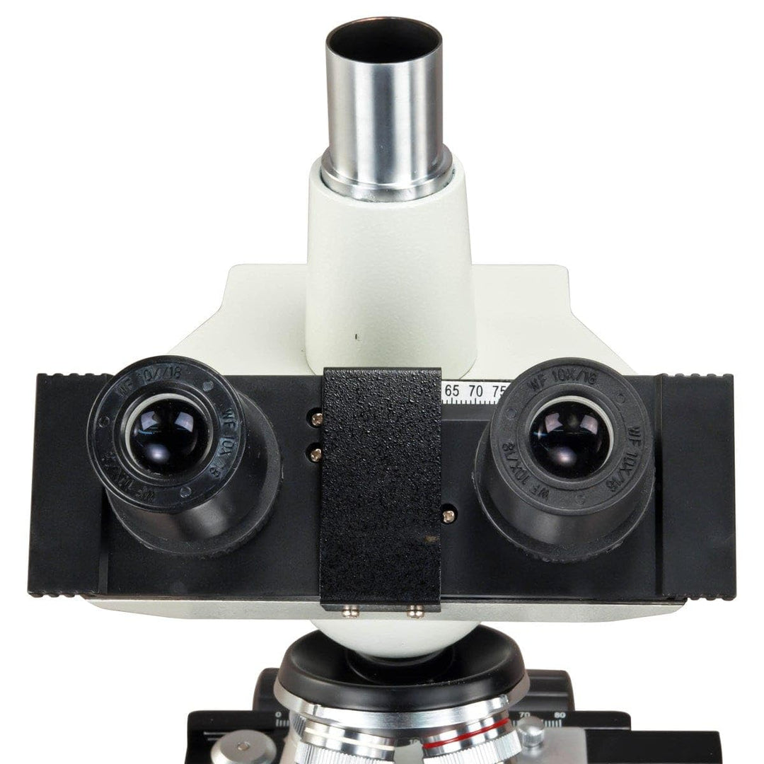 AmScope M83ES OMAX 40X-2000X Labor Trinocular Biological Compound LED-Mikroskop mit mechanischem Dop