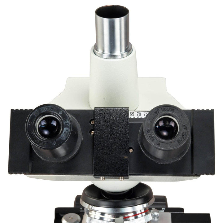 AmScope M83ES OMAX 40X-2000X Labor Trinocular Biological Compound LED-Mikroskop mit mechanischem Dop