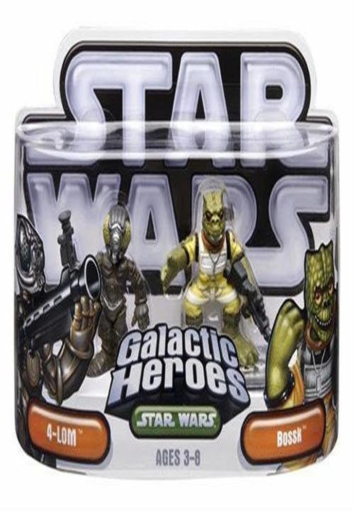 Hasbro - 85419 - Star Wars Galactic Heroes Mini-Figuren 2er Pack - 4-LOM und Bossk