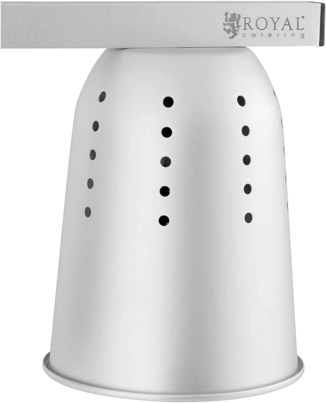 Royal Catering RCPWB-500I Infrarot Wärmebrücke höhenverstellbar 2 Glühbirnen Aluminium Pommeswärmer