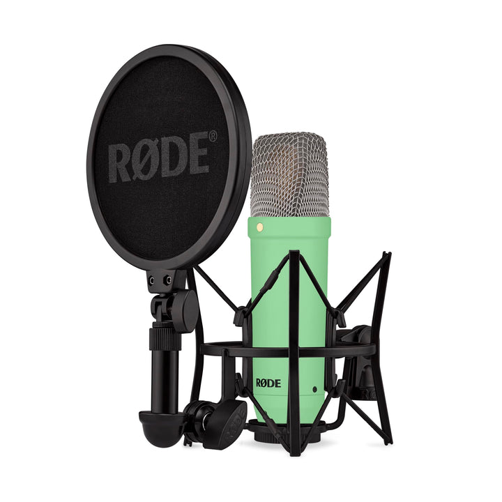 RØDE NT1 Signature Series Grossmembrankondensatormikrofon mit Schockhalterung, Popschutz und XLR-Kab