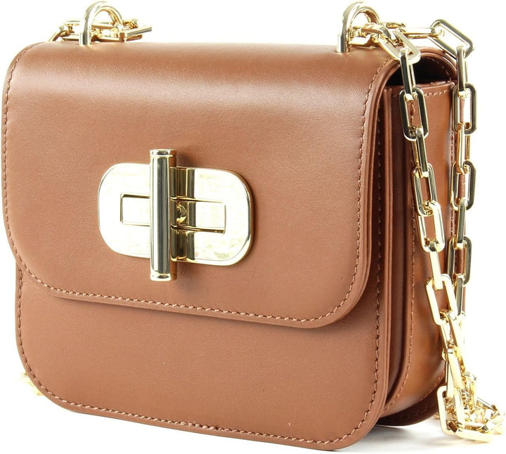 Tommy Hilfiger Turnlock Mini Crossover Tobacco