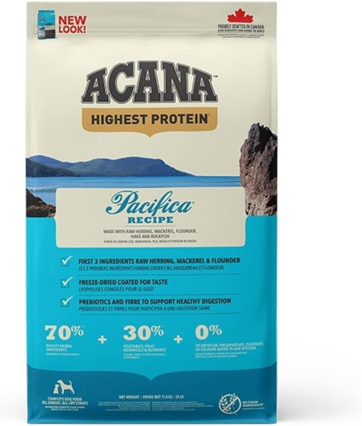 ACANA Pacifica Dog , 1er Pack (1 x 11.4kg)