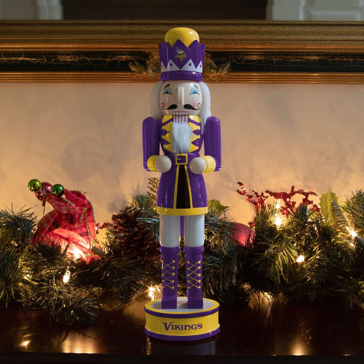 FOCO Minnesota Vikings NFL Nussknacker Holzfigur 35cm