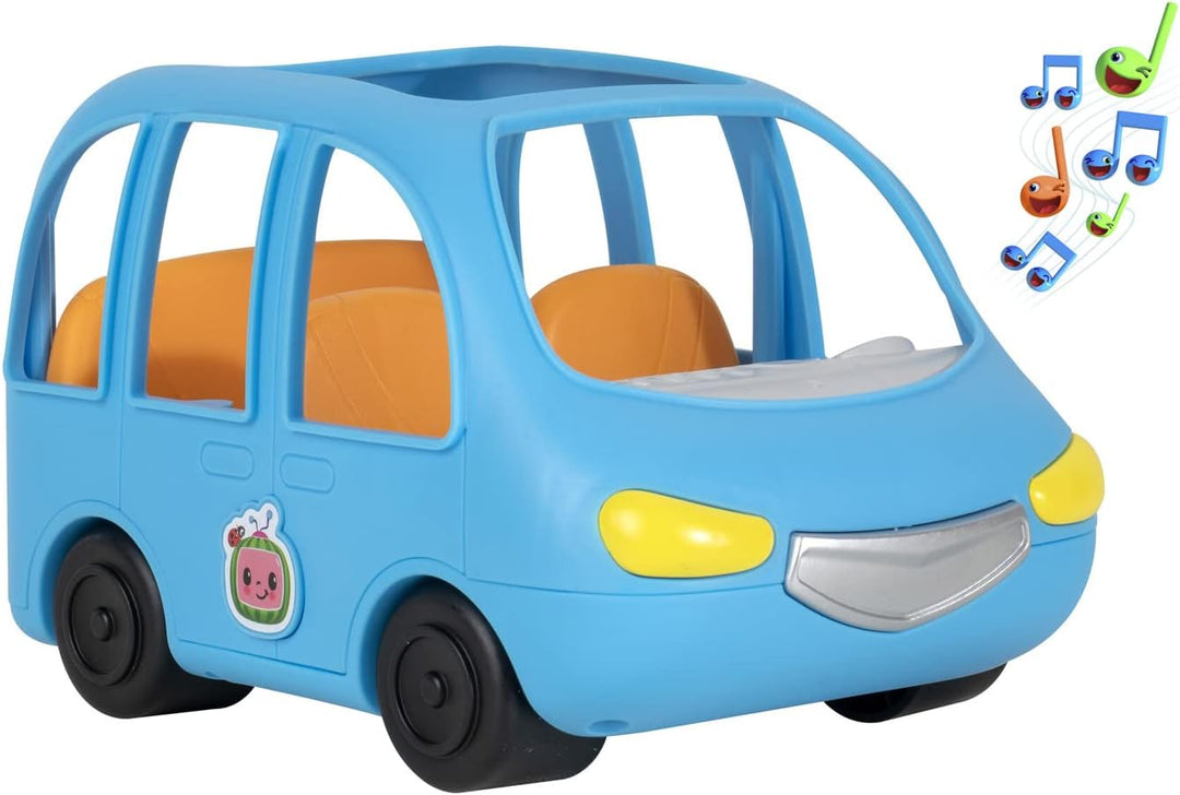 Bandai - CocoMelon - Familienauto+1 JJ-Figur - Fahrzeug, das den Song „Are we there yet“ (auf Englis