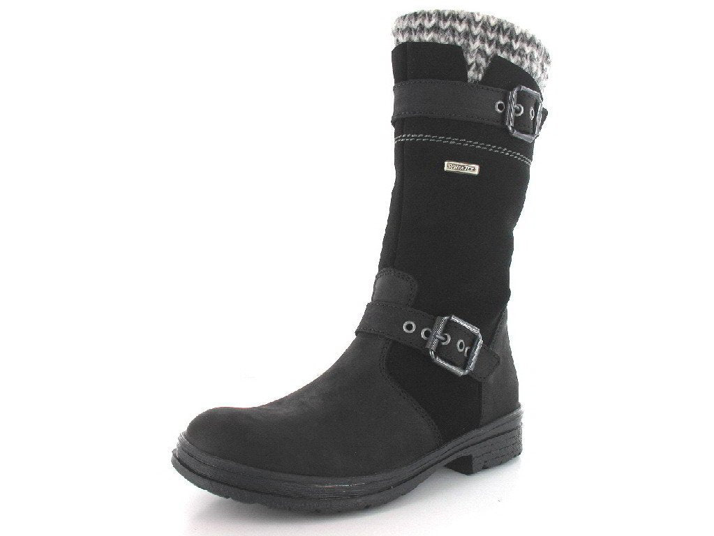 Däumling Marco RV - Alia Mädchen Langschaft Stiefel 27 EU Schwarz 70denver Schwarz, 27 EU Schwarz 70