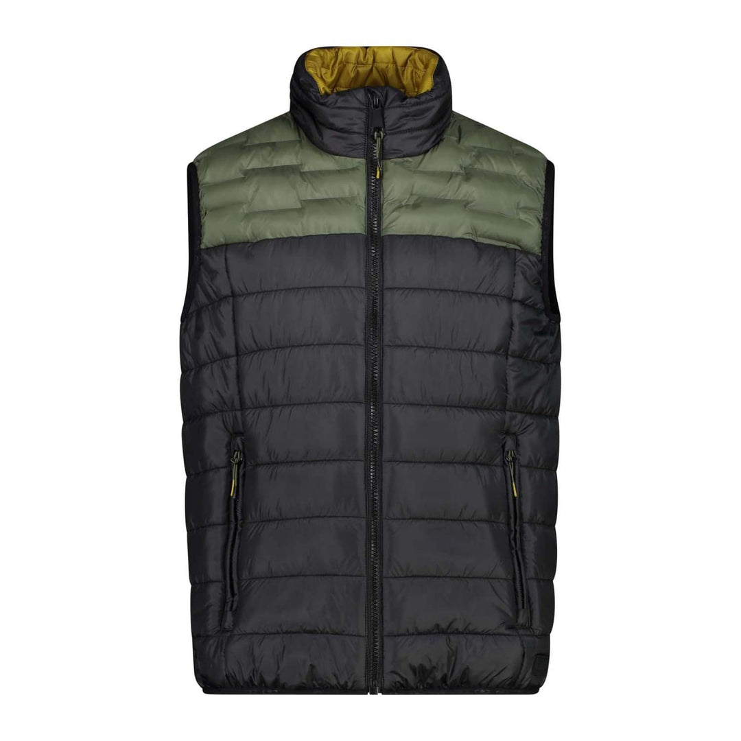CMP Herren Weste aus Recyceltem Polyester für Herren VEST 50 Nero, 50 Nero