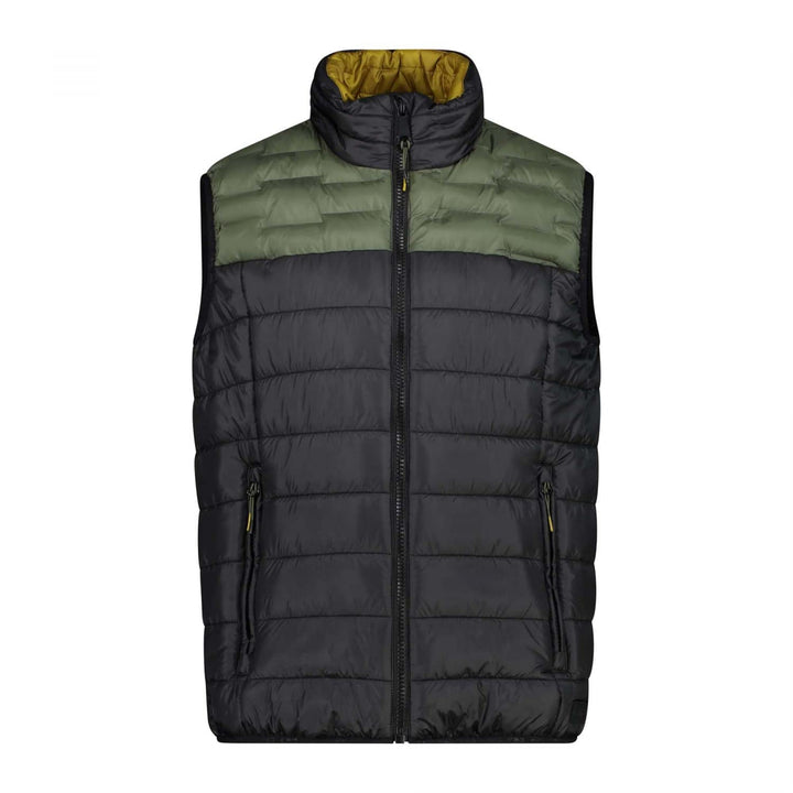 CMP Herren Weste aus Recyceltem Polyester für Herren VEST 50 Nero, 50 Nero