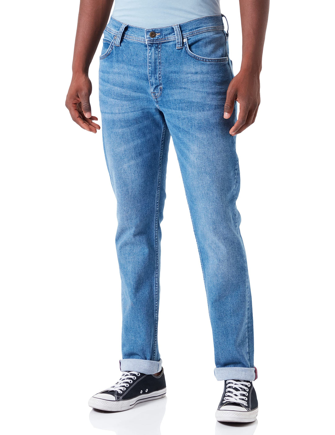 MUSTANG Herren Jeans Hose Style Vegas 29W / 32L Mittelblau 414, 29W / 32L Mittelblau 414