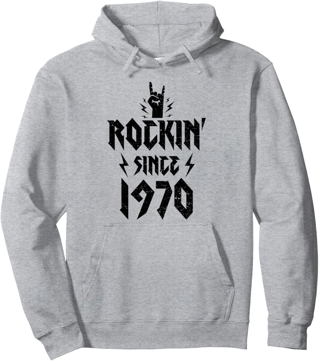 Hard Rock Musik: Rockin Since 1970 - 1970 Pullover Hoodie