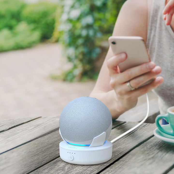 Akku für Dot 5. Generation - 10000mAh Tragbare Ladestation Batterie Zubehör Kabellos Akkustation mit