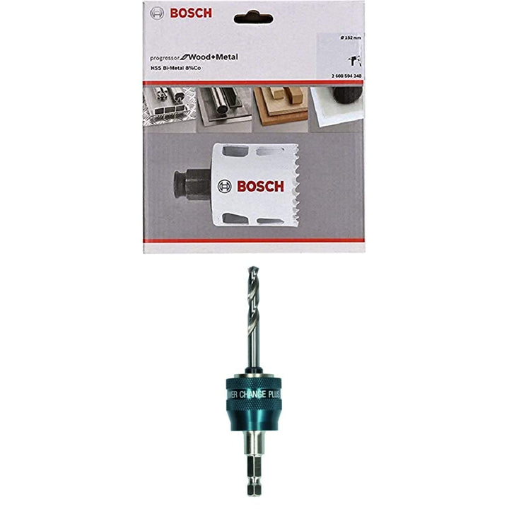 Bosch Professional Lochsäge Progressor for Wood &amp; Metal (Holz und Metall, Ø 152 mm) + 1x Power Chang