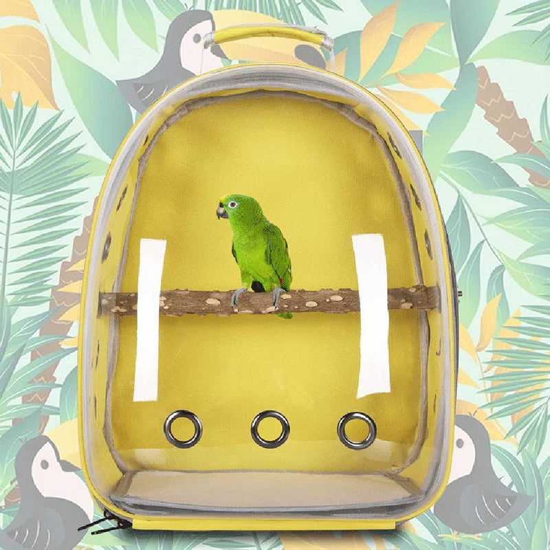 Zerodis Pet Parrot Carrier Bird Travel Bag Rucksack Space Capsule Transparenter Rucksack Atmungsakti