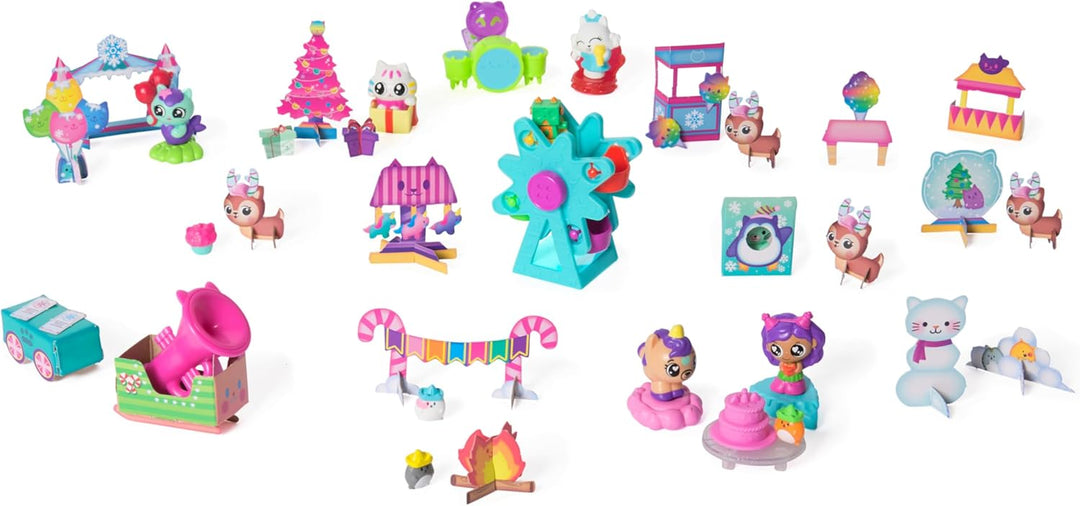 Gabby's Dollhouse, Party Adventskalender mit 24 Überraschungen, ab 3 Jahren