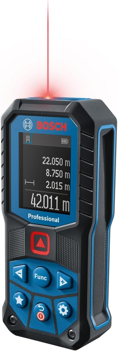 Bosch Professional Laser-Entfernungsmesser GLM 50-22 (Reichweite: bis zu 50 m, robust, IP65, ± 1,5 m