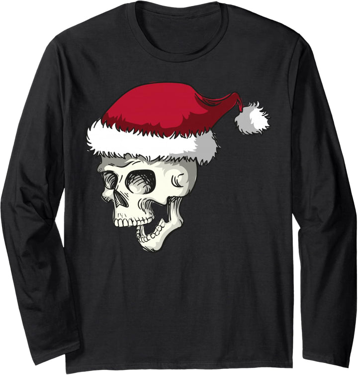 Totenkopf mit Mütze Langarmshirt