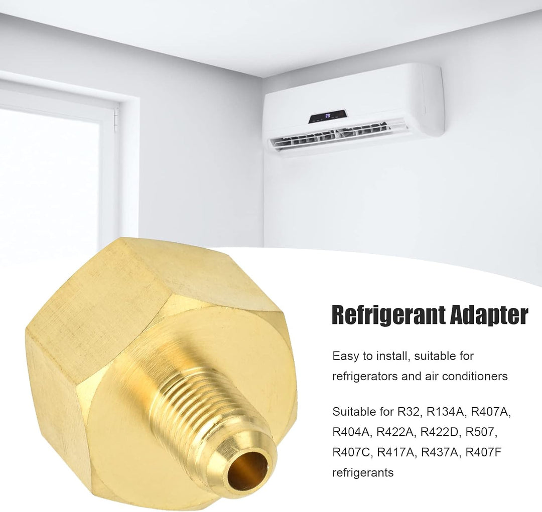 Kältemittel Adapter W21 auf 1/4SAE Gewinde Klimaanlagen Kältemittel Adapter Konverter Anschluss für