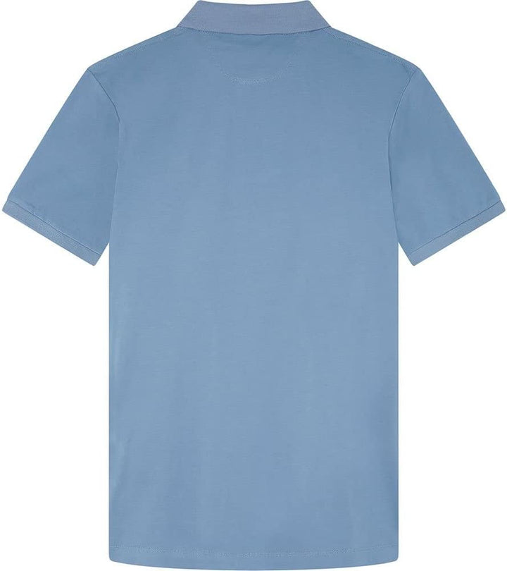 Hackett London Herren Pima Cotton Polo Polohemd XS Chambray, XS Chambray