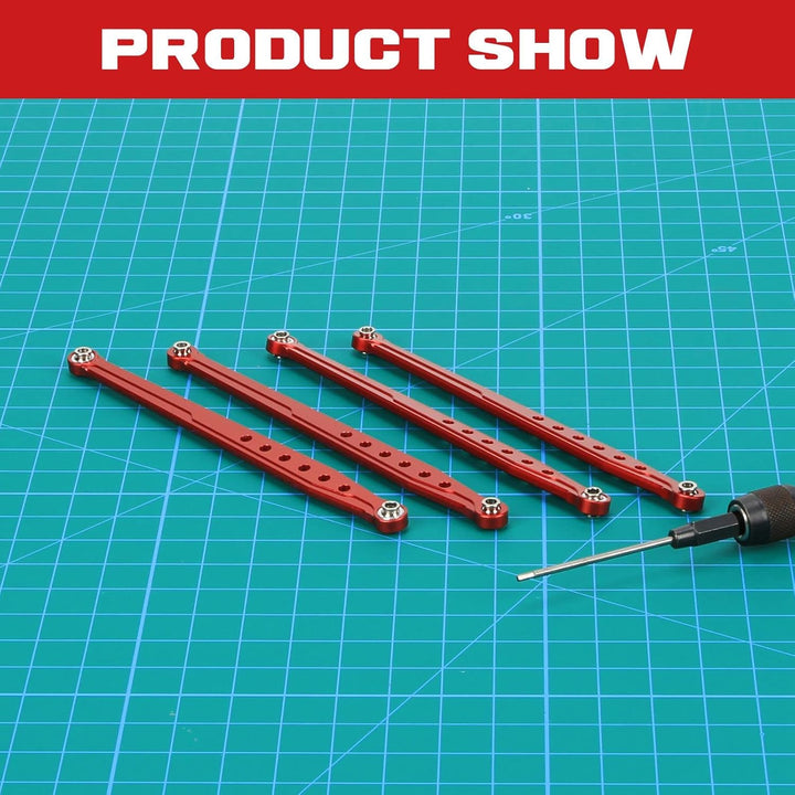 RCAWD RC Auto Chassis Link Rod,Aluminium Chassis Link Rod für 1/10 Everest Gen7 Pro und 1/10 Everest