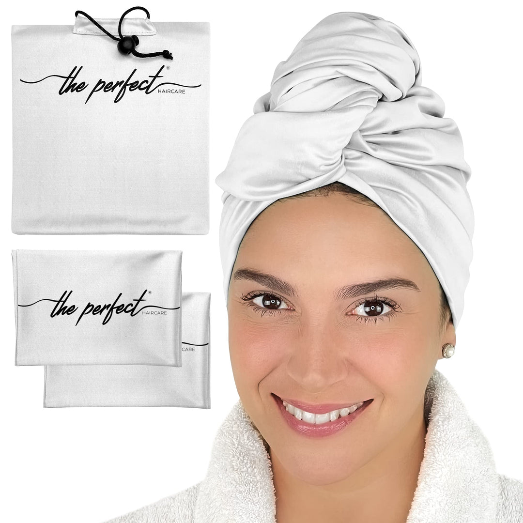 Haarhandtuch &amp; Curl Scrunching Towel Set – The Perfect Haircare – Micro Plop – Curly Girl Method (CG