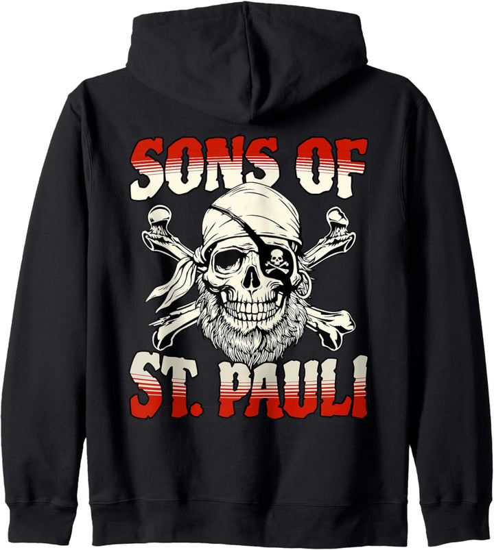 Sons of St. Pauli Hamburg Fanartikel St. Pauli Kapuzenjacke