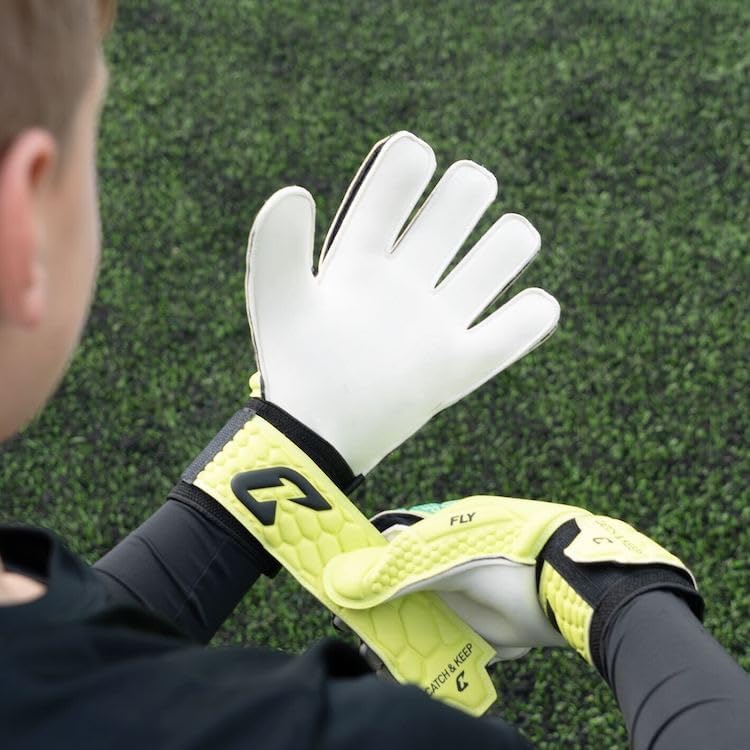 CATCH & KEEP Torwarthandschuhe Kralle Junior Pro 3.0 - Professionelle Torwart-Fussballhandschuhe für