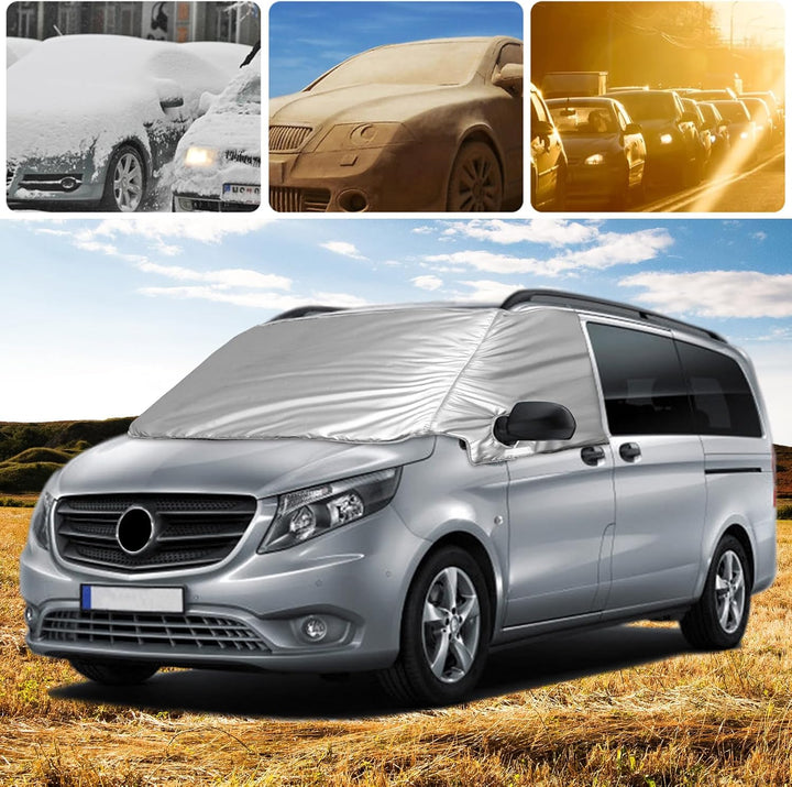 Frontscheibe Wrap Cover Ersatz für Mercedes-Benz Vito W447 2015-2022, Auto Windschutzscheiben Abdeck