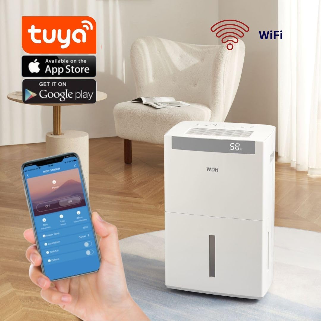 Aktobis Luftentfeuchter, Bautrockner WDH-870FW (bis 70 L/T + Digital + WLAN) bis 70 L/T + WLAN, bis