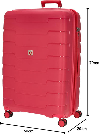 RONCATO Skyline - 4-Rollen-Trolley L 79 cm erw. ciliegia, Ciliegia