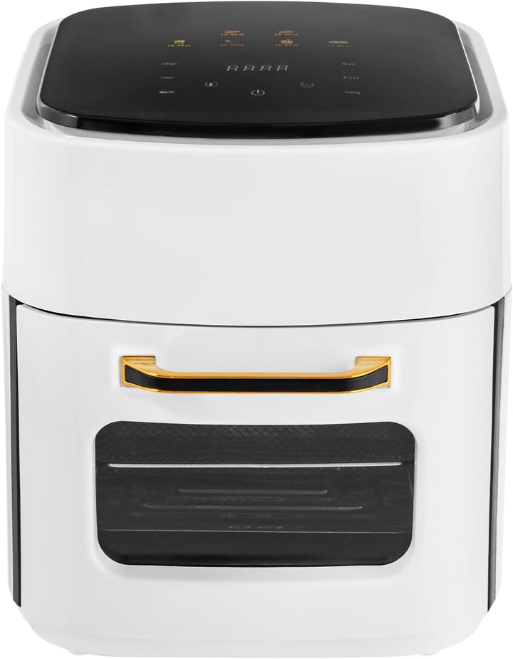 Friteuse Heissluftfritteuse 1400W 15L Air Fryer Luftfritteuse mit Digital LED Touchscreen, Fritteuse
