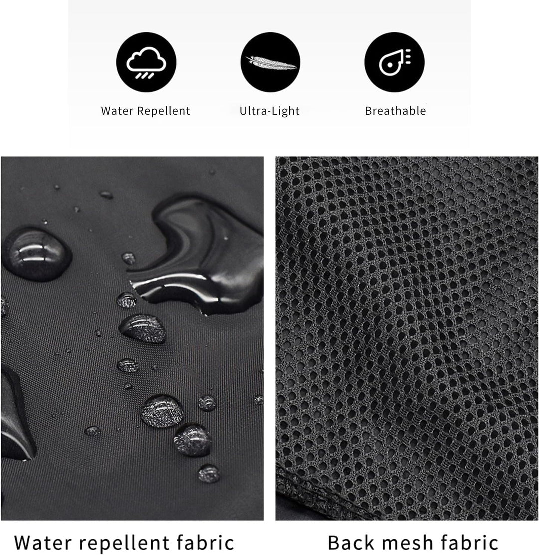 WOSAWE Herren-Fahrradjacke, Winddichte Radjacke Ultraleichte Sportbekleidung mit Reflektierendem Trä