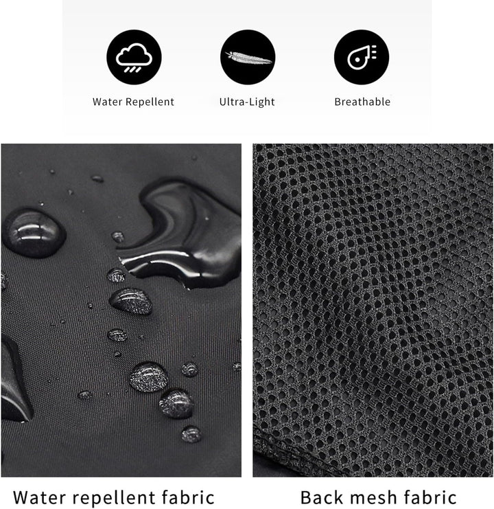 WOSAWE Herren-Fahrradjacke, Winddichte Radjacke Ultraleichte Sportbekleidung mit Reflektierendem Trä
