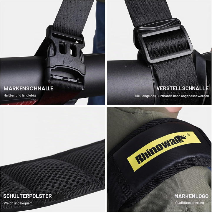 UBORSE Scooter Schultergurt Verstellbarer Tragegurt Shoulder Strap für Xiaomi Elektroroller E-Scoote