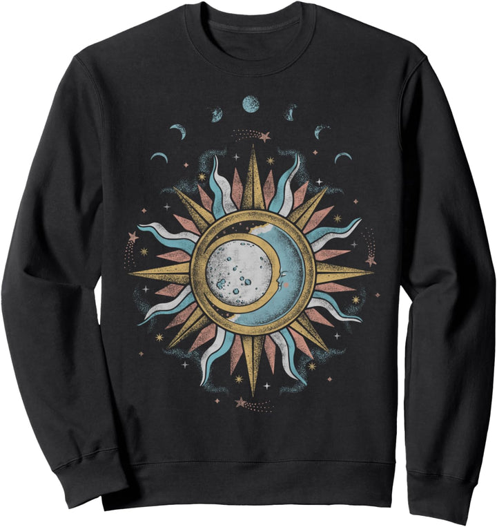 Trendy Sun Moon Mystic Sweatshirt