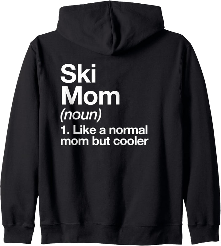 Ski Mom Definition Funny Sport Kapuzenjacke
