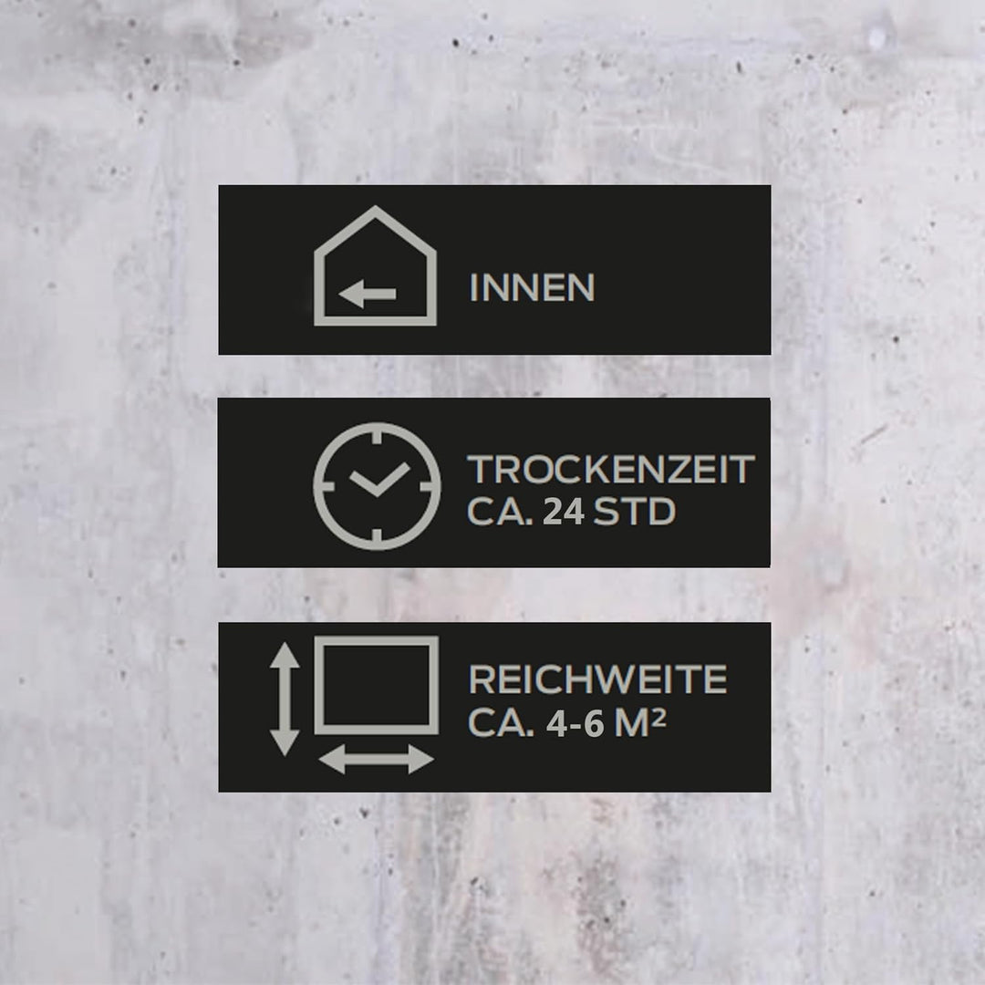 Stilnovo Beton - Grau - Mineralischer Echtbeton - Einfach Anzumischen & zu Verarbeiten - Hochwertig