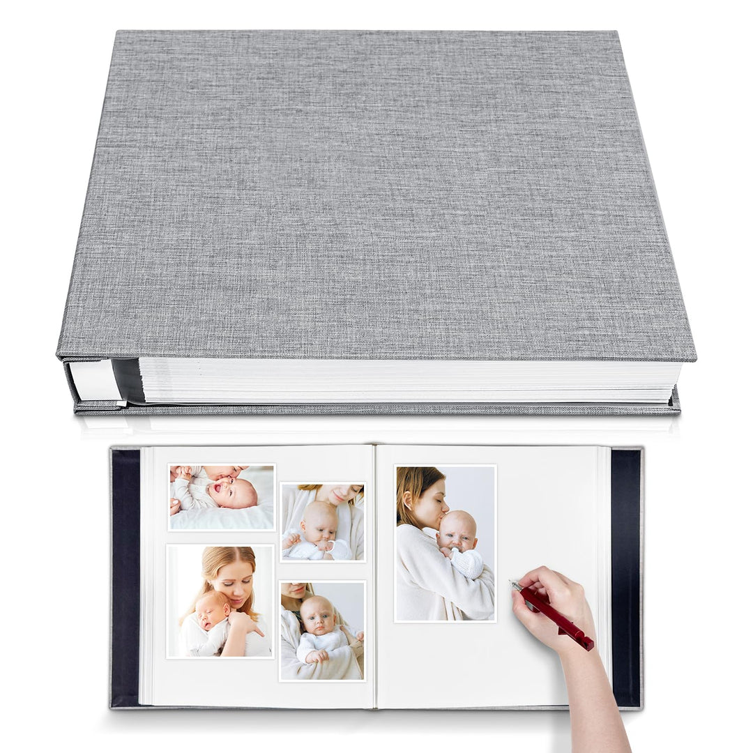 Fotoalbum, selbstklebend, 7,6 x 12,7 cm, 10,2 x 15,2 cm, 12,7 x 17,8 cm, 28,5 x 27,6 cm, magnetisch,